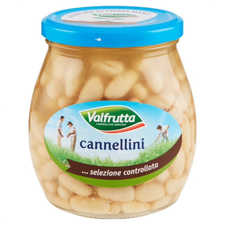 FAGIOLI CANN.VALFRUTTA VETRO GR.580               