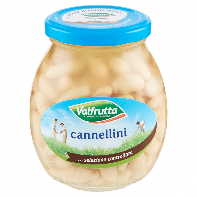 FAGIOLI CANN.VALFRUTTA VETRO GR.370               