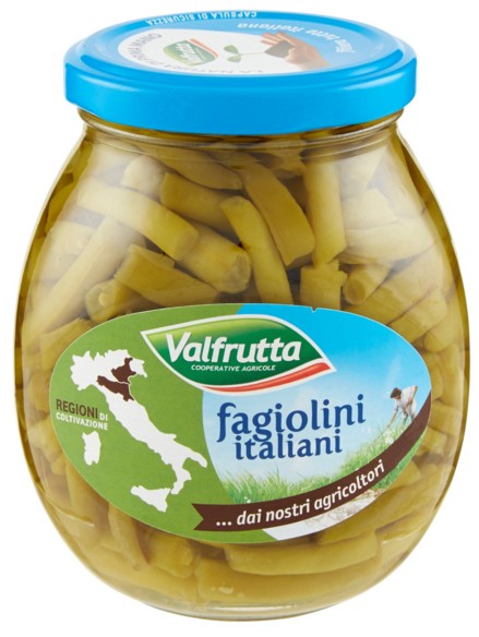 FAGIOLINI FINI VALFRUTTA VETRO GR.370             