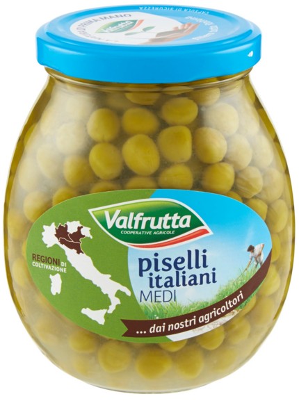 PISELLI MEDI VALFRUTTA VETRO GR.370               