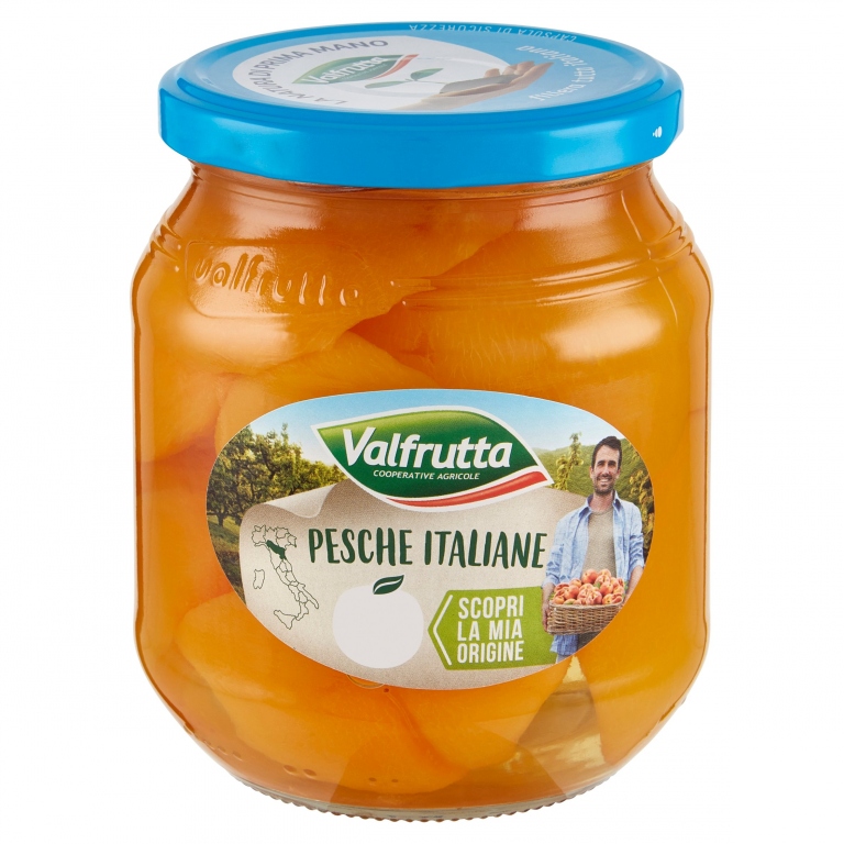 PESCHE VALFRUTTA SCIR.VETRO GR.580                