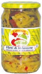 MELANZANE ATTINA' FILETTI OLIO GR.580             