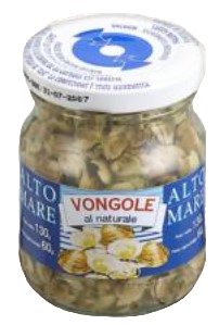 VONGOLE ALTOMARE GR130 VASO                       