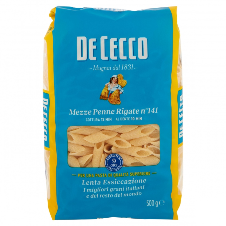 PASTA DE CECCO MEZZE PENNE R. 141 GR.500          