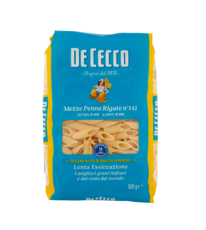 PASTA DE CECCO MEZZE PENNE R. 141 GR.500          