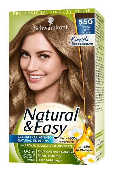 COLOR.TEST.NATURAL&EASY N.550 BIONDO SC.          