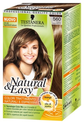 COLOR.TEST.NATURAL&EASY N.560 CAST.CHIAR.         