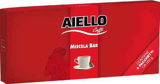 CAFFE' AIELLO MISCELA CLASSICA GR.250X4           