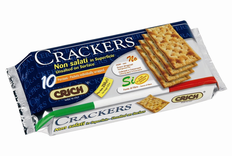 CRACKERS CRICH NON SALATI GR250                   