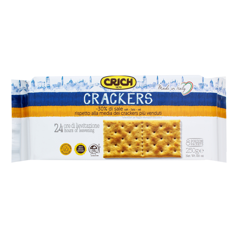 CRACKERS CRICH NON SALATI GR250                   