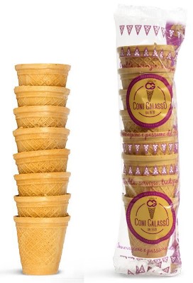 CONI GELATO GALASSO BICCHIERE X8PZ                