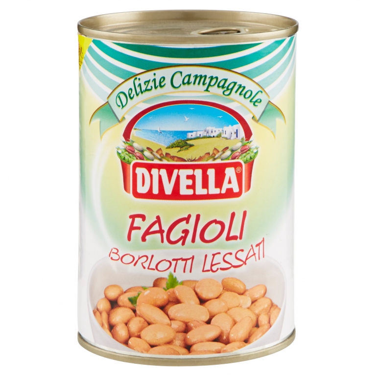 FAGIOLI BORLOTTI DIVELLA LATT.GR.400              