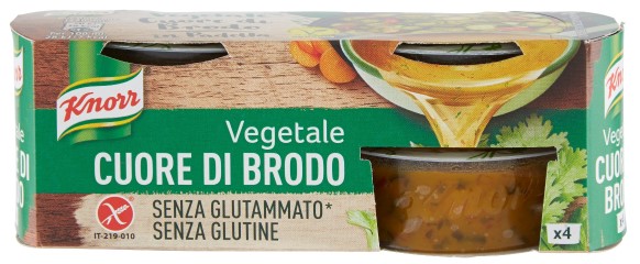 DADI KNORR CUORE DI BRODO VERDURE GR28X4          