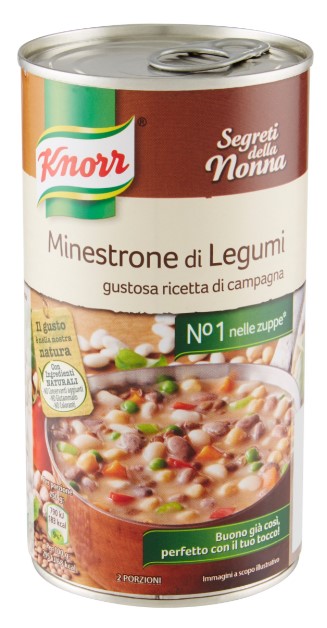 KNORR MINESTRONE LEGUMI GR.500 LATTINA            