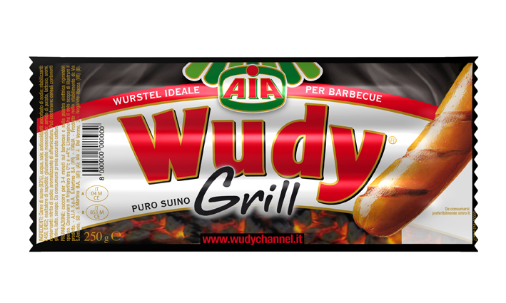 WURSTEL WUDY GRILL PURO SUINO 250GR               