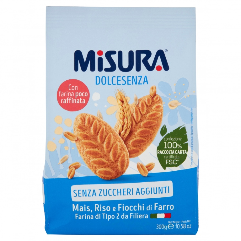 BISC.MISURA DOLCESENZA CEREALI GR.300             