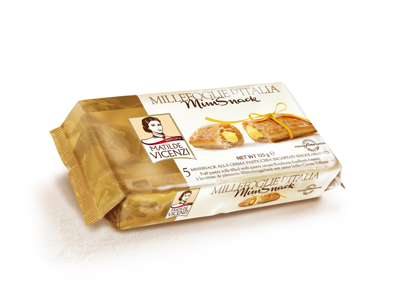 MILLEFOGLIE VICENZI SNACK CREMA PAST.GR125        