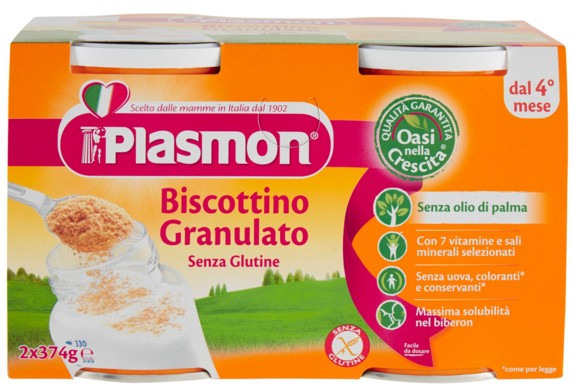 BISC. PLASMON GRANULATO GR.374X2                  