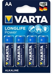 VARTA BATTERIE STILO AA LONGLIFE POWER X4         