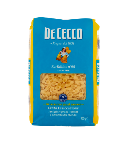 PASTA DE CECCO FARFALLINE 95 GR.500               