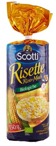 SCOTTI RISETTE GALLETTE DI MAIS GR150             