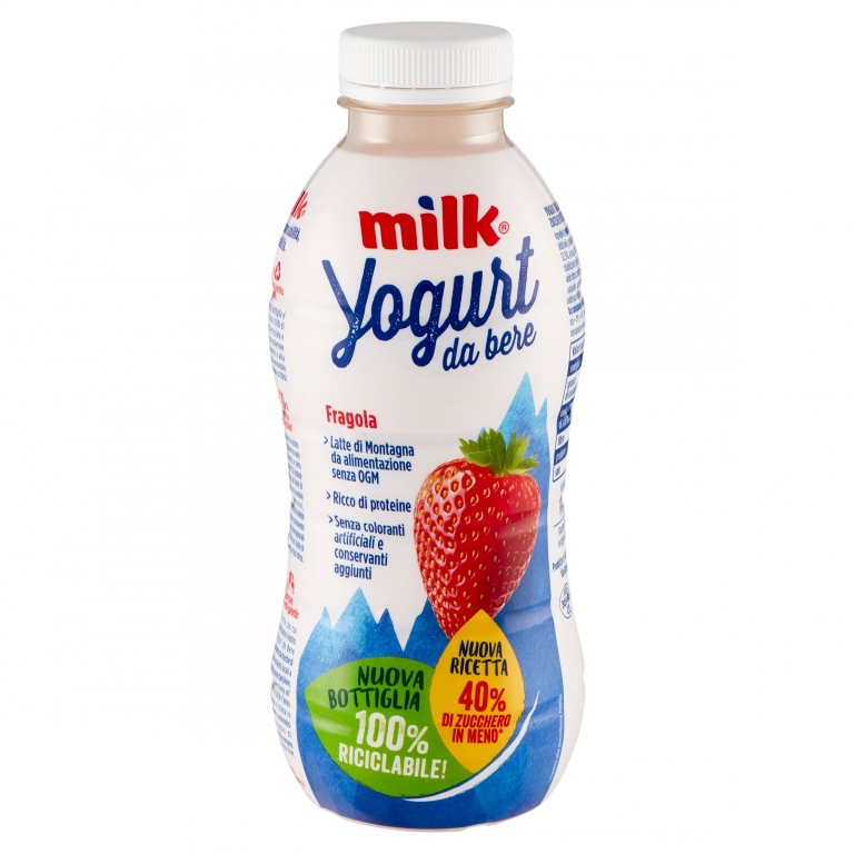 YOGURT MILK DA BERE FRAGOLA 500ML                 