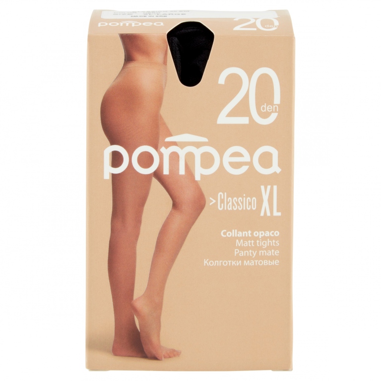 POMPEA COLLANT CLASSICO 20 XL NERO                