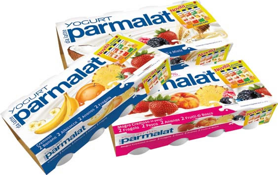 YOGURT PARMALAT 0,1% GR.125X8 ASSORTITO IN PEZZI  