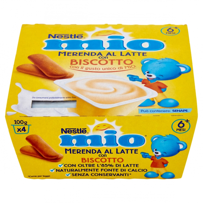 NESTLE MIO MERENDA BISCOTTO GR100X4               