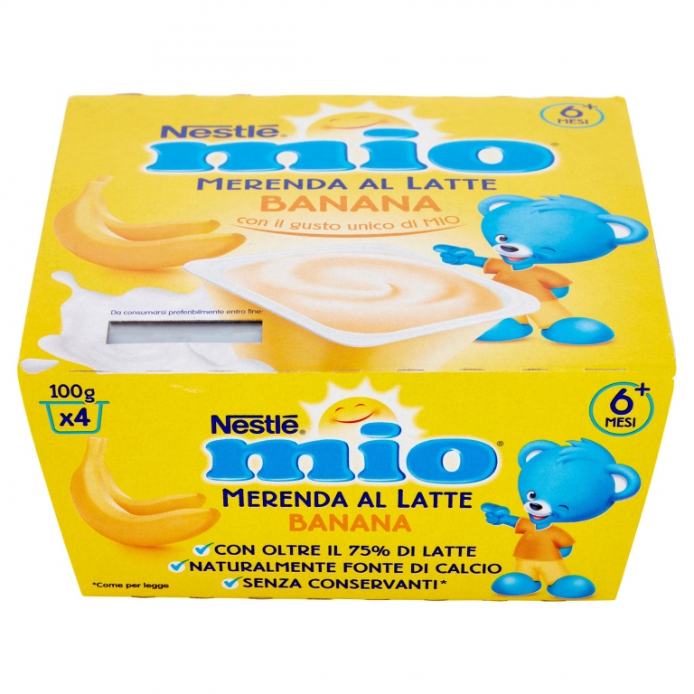 NESTLE MIO MERENDA BANANA GR100X4                 