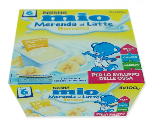 NESTLE MIO MERENDA BANANA GR100X4                 