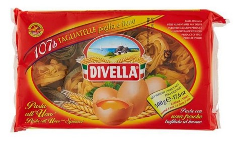 PASTA DIVELLA NIDI UOVO N.107BP&FIENO GR500       