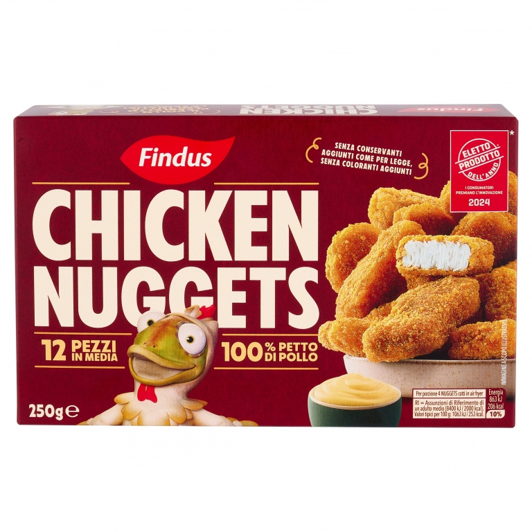 SOFFICINI NUGGETS DI POLLO FINDUS PZ12 G250       