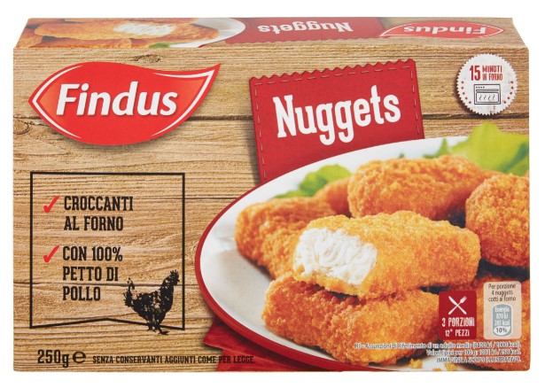 SOFFICINI NUGGETS DI POLLO FINDUS PZ12 G250       