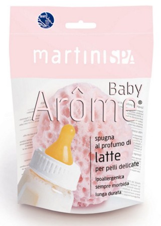 SPUGNA BABY AROME PROF.DI LATTE MARTINI MASSAGE   