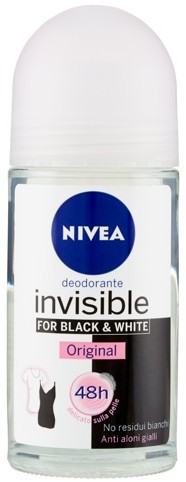 DEO NIVEA ROLL-ON BLACK&WHITE ORIGINAL ML.50      