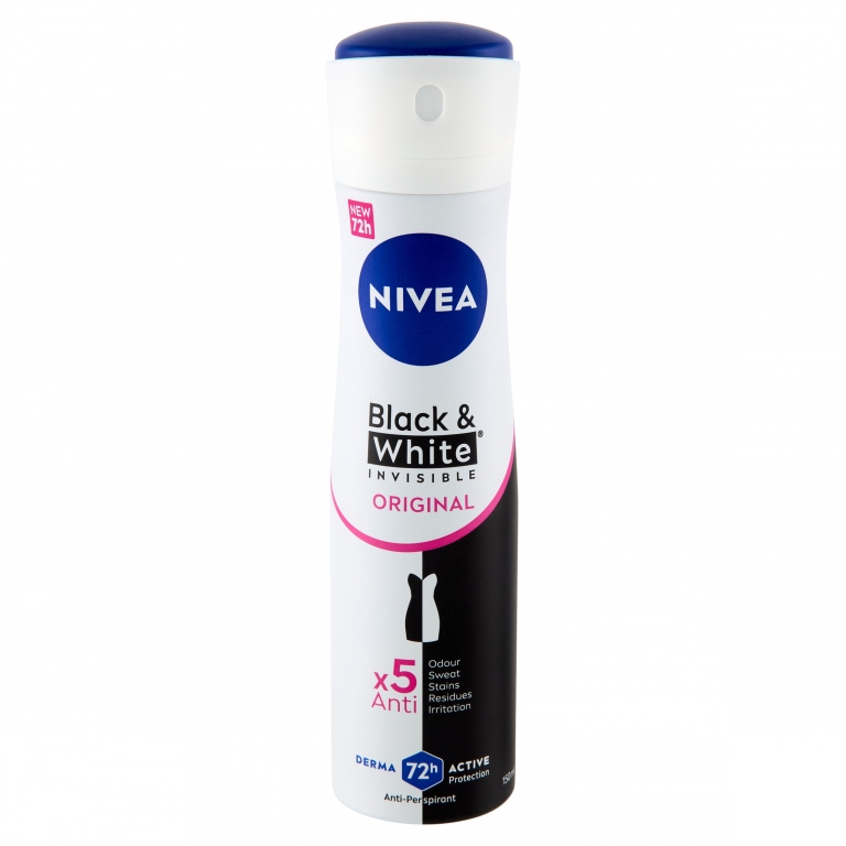DEO NIVEA SPRAY BLACK&WHITE ORIGINAL ML.150       