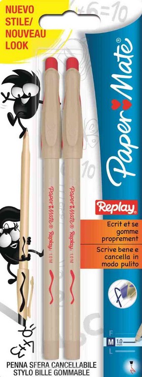PENNA CANCELLABILE REPLAY ROSSA BL.2              