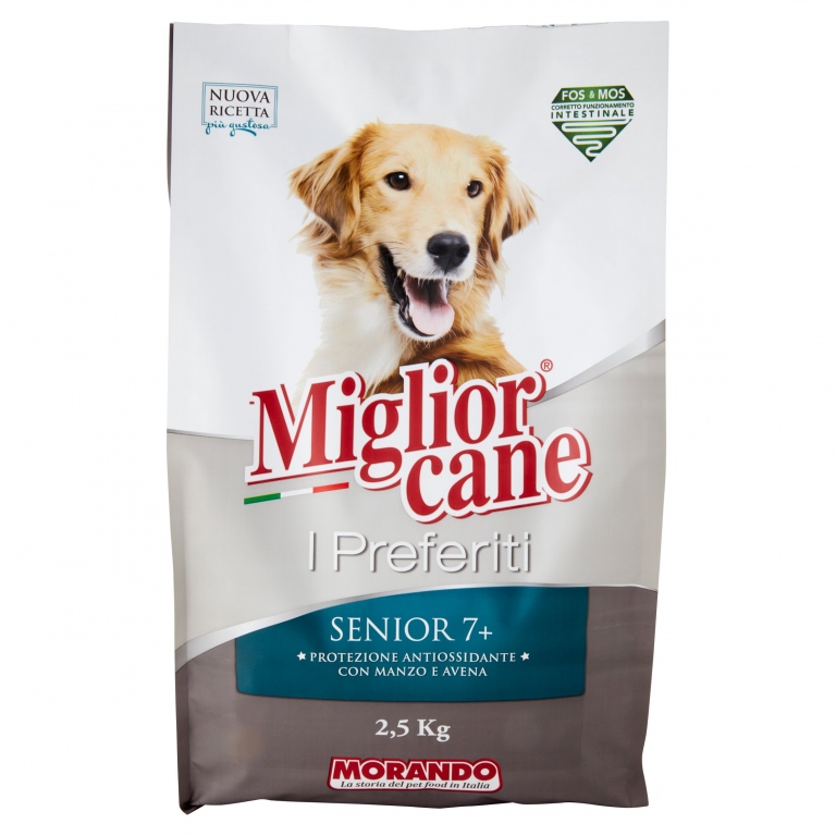 MORANDO CANE SECCO PREFERITI KG.2,5 SENIOR MAN/AVE