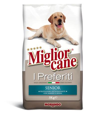 MORANDO CANE SECCO PREFERITI KG.2,5 SENIOR MAN/AVE