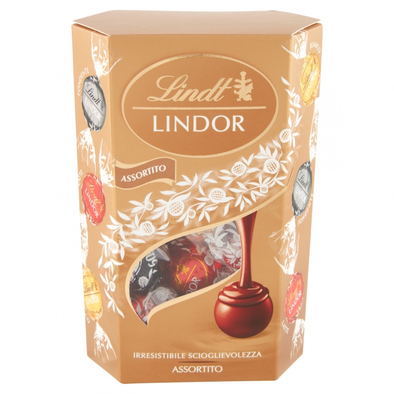 LINDT CORNET LINDOR ASSORT.GR.200                 