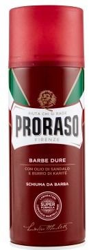 PRORASO SCHIUMA BARBE DURE ML.400                 