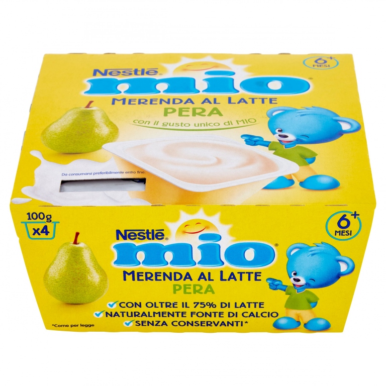 NESTLE MIO MERENDA PERA GR100X4                   