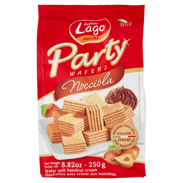 WAFER LAGO PARTY NOCCIOLA GR.250                  