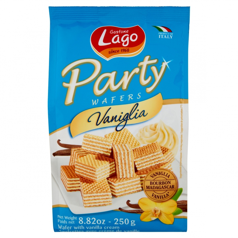 WAFER LAGO PARTY VANIGLIA GR.250                  