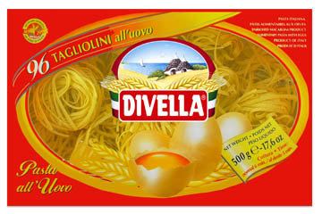 PASTA DIVELLA NIDI UOVO N.96 TAGLIOL.GR500        