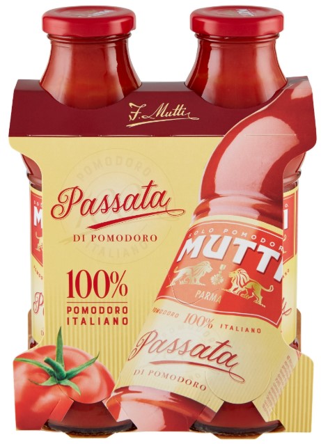 PASSATA MUTTI VETRO GR.400X2                      