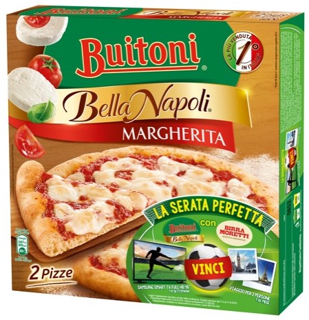 2 PIZZA BUITONI BELLA NAPOLI MARGHERITA G650      