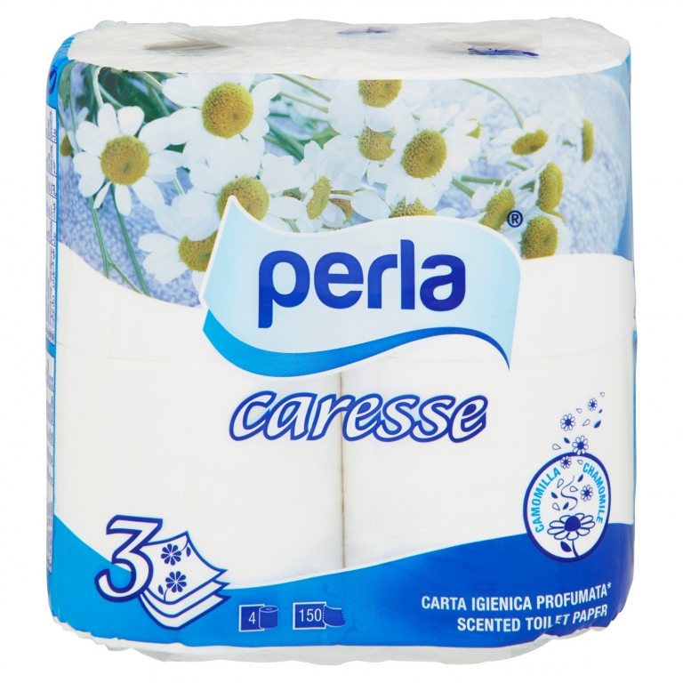 CARTA IG.PERLA CAMOMILLA CARESS PZ.4              