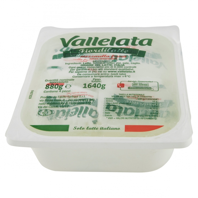 FIORDILATTE VALLELATA GR.880                      